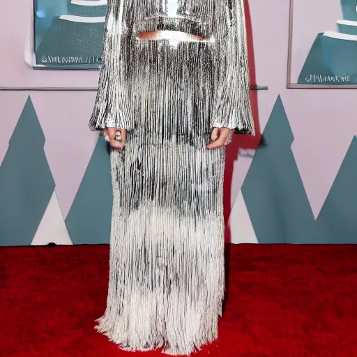 Image similar to Sia Furler red carpet