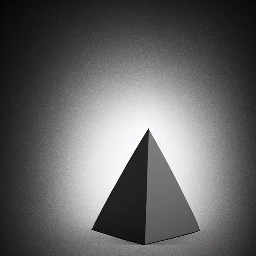 Prompt: man with a hexagonal bipyramid floating above their head, portrait, photorealistic, 4 k, studio lighting