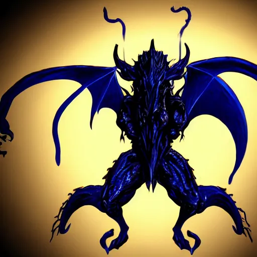 Prompt: silhouette of a benign elder god. amorphous shadowy dragon. deep blue humanlike eyes. massive, towering, looks very old. intensely illuminated from behind by blinding light, so that all we can see is its everchanging, dragonlike eldritch shape, and its deep blue humanlike eyes