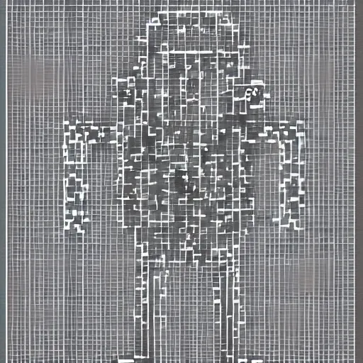 Prompt: stickman ascii art waving