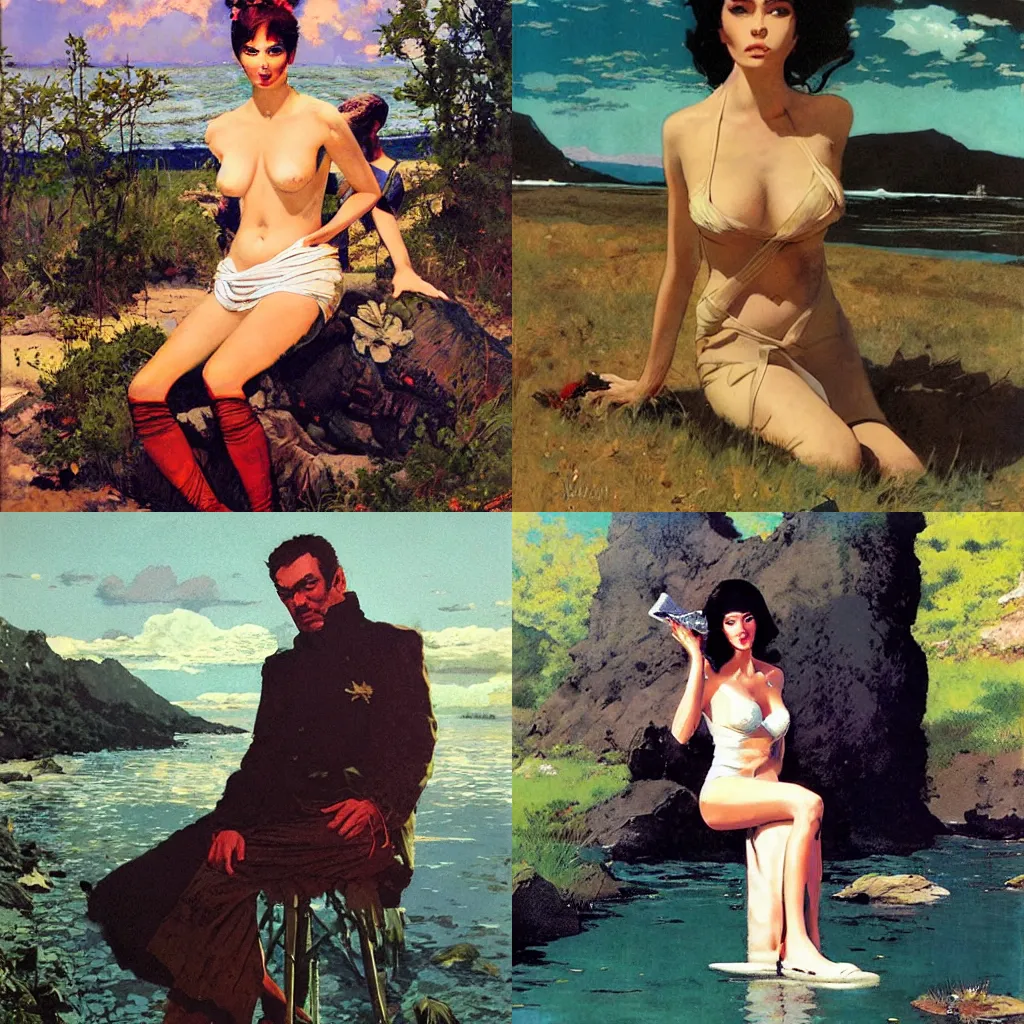 Prompt: a portrait of a character in a scenic environment by robert mcginnis