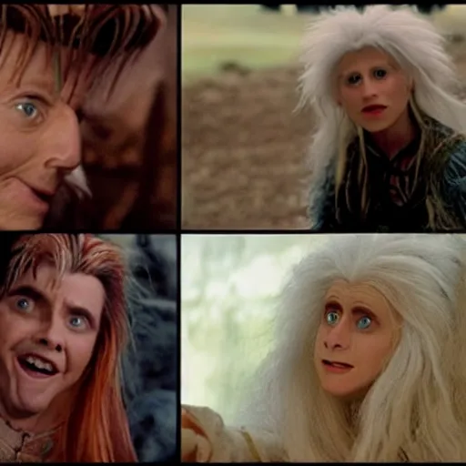 Prompt: movie still pictures from labyrinth 2