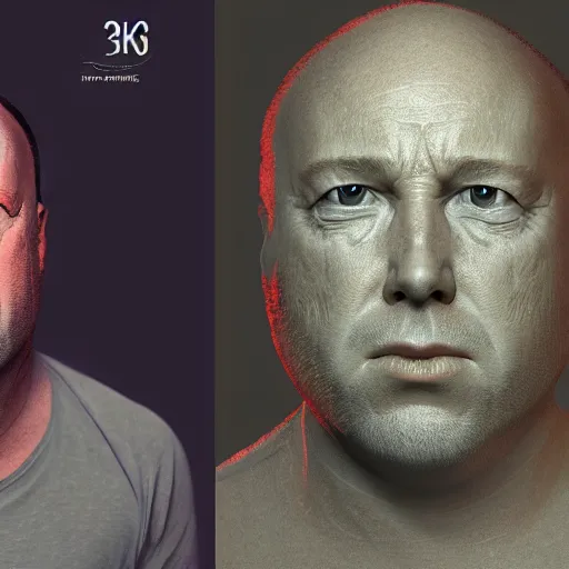 Image similar to hyperrealistic mixed media image of info wars alex jones with ( ( bullfrog mask ) ), stunning 3 d render inspired art by xiang duan and thomas eakes and greg rutkowski, perfect facial symmetry, hyper realistic texture, realistic, highly detailed attributes and atmosphere, dim volumetric cinematic lighting, 8 k octane detailed render, post - processing, masterpiece,