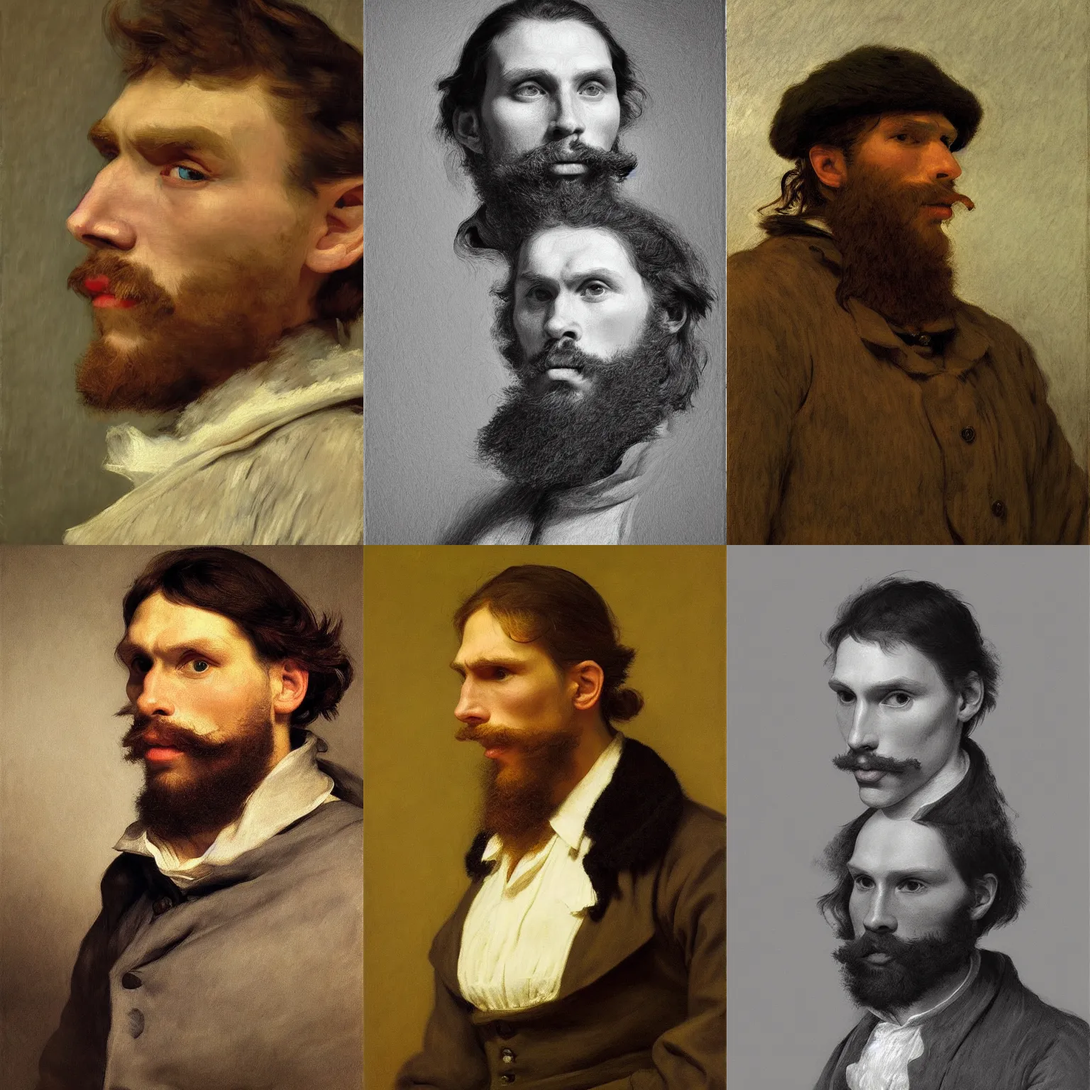 Prompt: hyper - realistic, photorealistic portrait of jerma 9 8 5, artstation, trending, smooth, sharp focus, by jean francois millet, gustave courbet, edouard manet, ilya repin