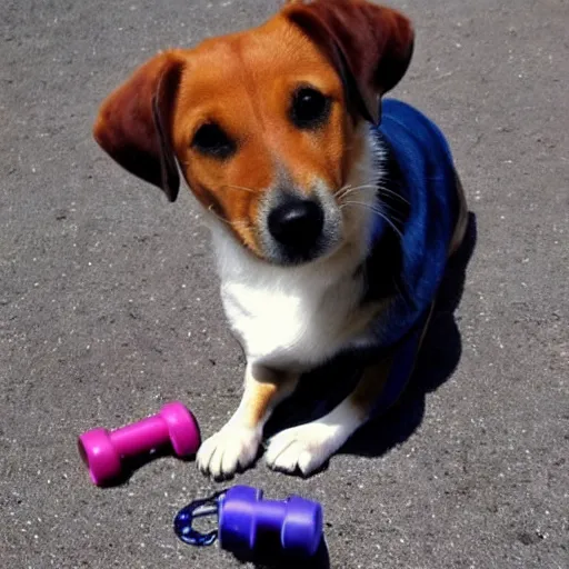 Image similar to you dog. i heard you and your dog like yoyo's, so we put a dog on a yoyo so you can yoyo your dog while you walk your dog