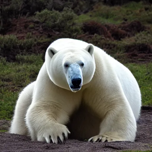 Image similar to big teets laughing polar bear