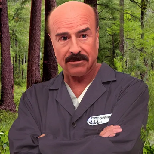 Image similar to trailcam footage of dr. phil