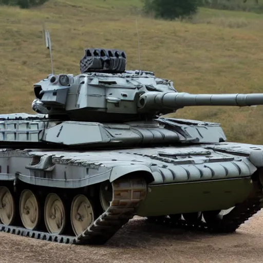 Prompt: Main Battle Tank of the European Federation