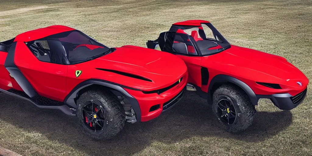 Image similar to “2022 Ferrari Pickup Truck”