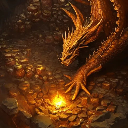 dragon treasure pile