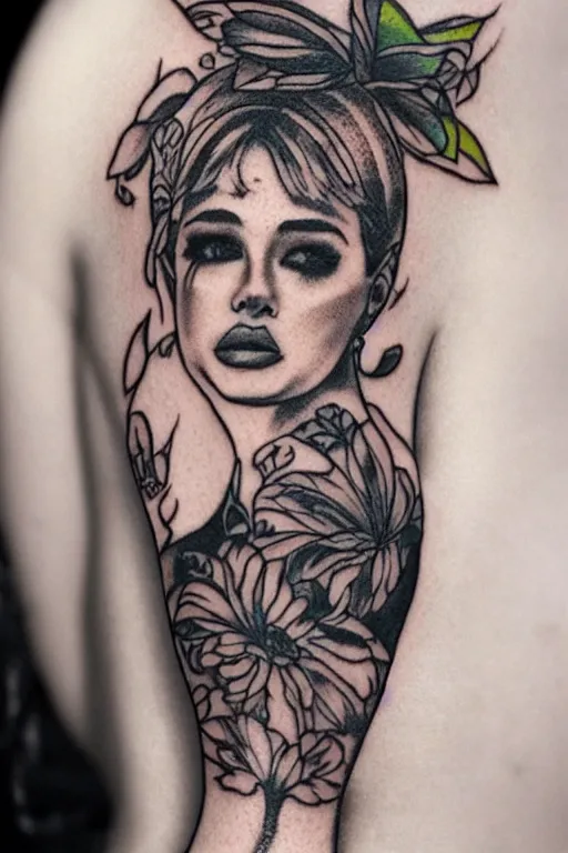 Image similar to pixie, lgbtqia, tattoo by Ryan Ashley