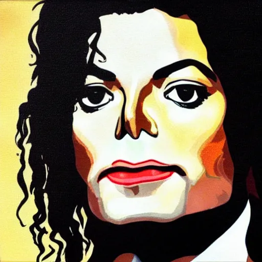 Image similar to a realistic portrait of michael jackson as jesus christ