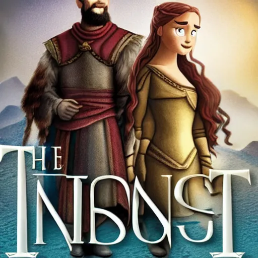 Image similar to the TV show Game of Thrones but animated by Pixar