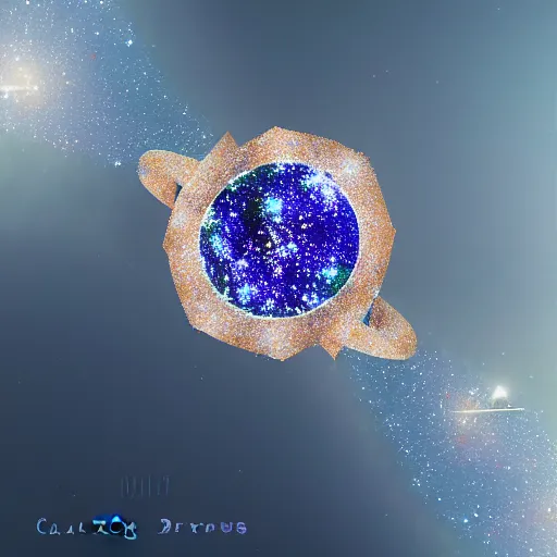 Image similar to The Galaxy in diamonds