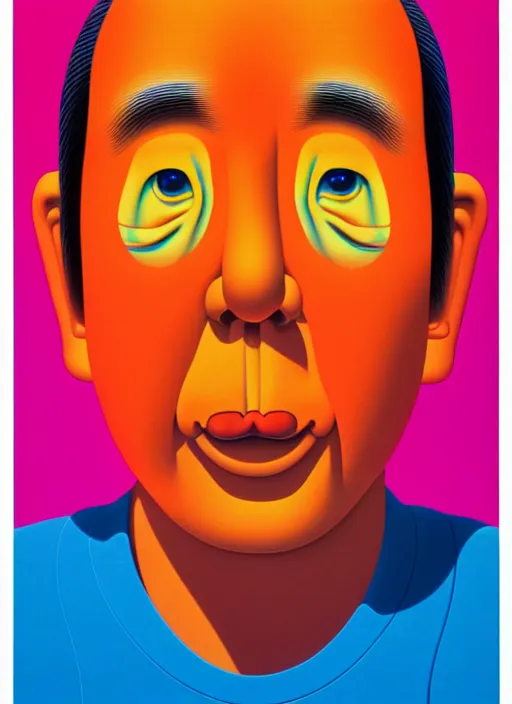 Image similar to person by shusei nagaoka, kaws, david rudnick, airbrush on canvas, pastell colours, cell shaded, 8 k