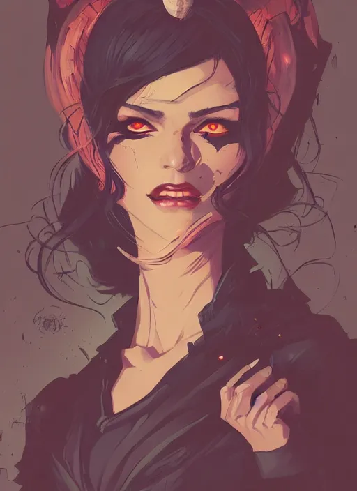 Image similar to portrait of beautifull succubus, cute face. dark fantasy, d & d, artstation, art by petros afshar, tom whalen, laurie greasley and greg rutkowski and ilya kuvshinov