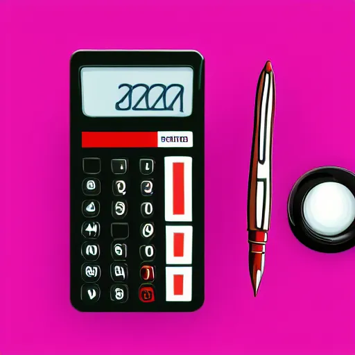 Image similar to A simple calculator showing 'PEN15'