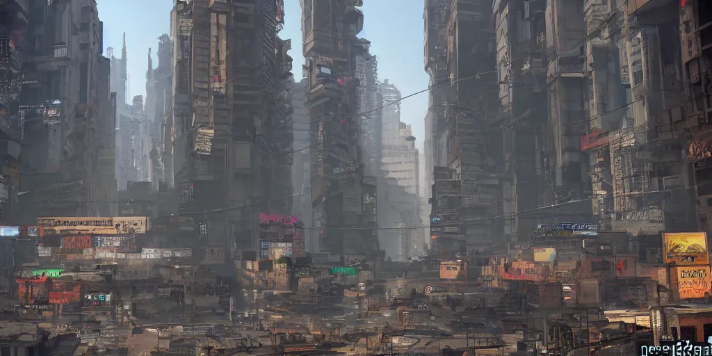 Image similar to cyberpunk cairo