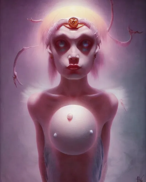 Prompt: sailor moon grotesque, ultra detailed, ultra realistic, adventure time, studio lighting, by beksinski, alejandro jodorowsky, giger, greg rutkowski, carne griffith trending on artstation, deviantart, photorealism