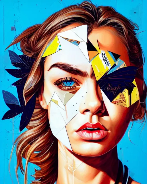 Image similar to girl artwork by sandra chevrier, golden hour, illustration, highly detailed, simple, no jagged lines, vector art, smooth, artstation