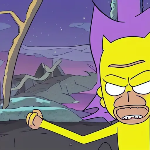 Prompt: Wolverine in Rick and Morty 4K detailed super realistic