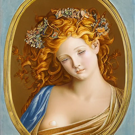 Image similar to a highly detailed portrait of aphrodite, greek mythology, greek gods