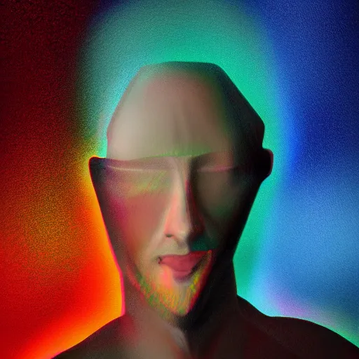 Image similar to psychonautist, digital painting, award winning, volumetric lighting