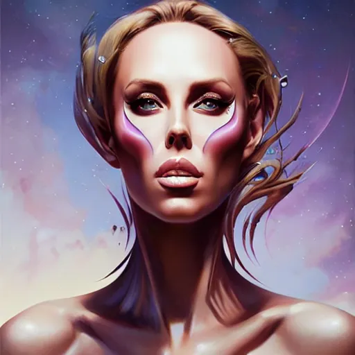 Image similar to nicole aniston portrait by stanley lau and peter mohrbacher