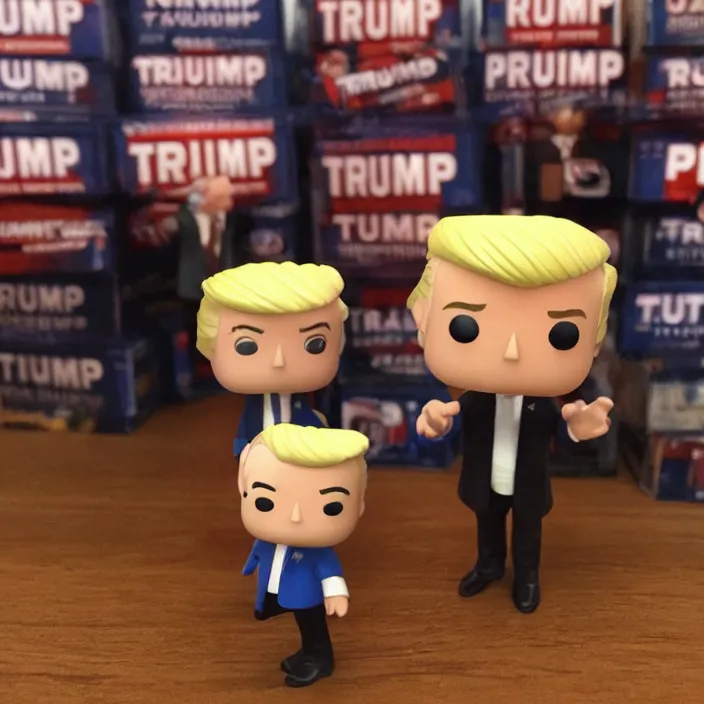 Image similar to Donald Trump, Funko Pop of Donald Trump, Figurine, Fantasy, Product Photo