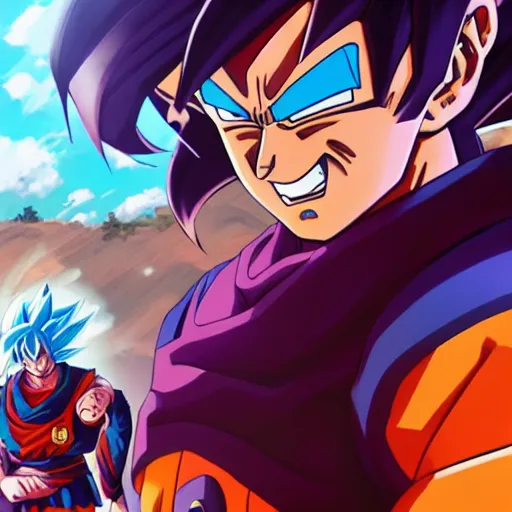 goku vs broly on Behance