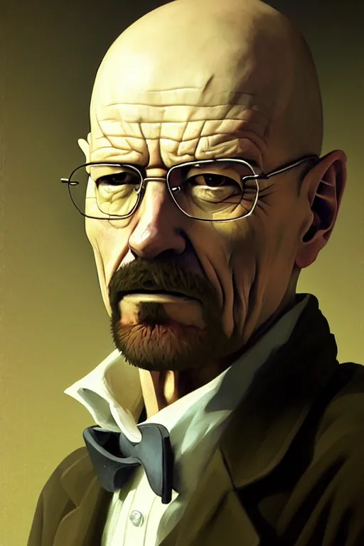 Prompt: baroque oil painting of key visual portrait concept art of walter white in battlefield 1, brutalist, dark fantasy, rule of thirds golden ratio, fake detail, trending pixiv fanbox, acrylic palette knife, style of makoto shinkai studio ghibli genshin impact jamie wyeth james gilleard greg rutkowski chiho aoshima