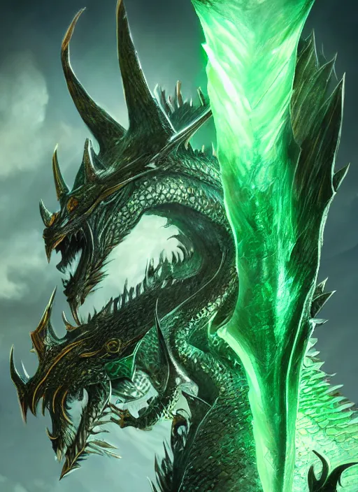 cool green dragon wallpapers