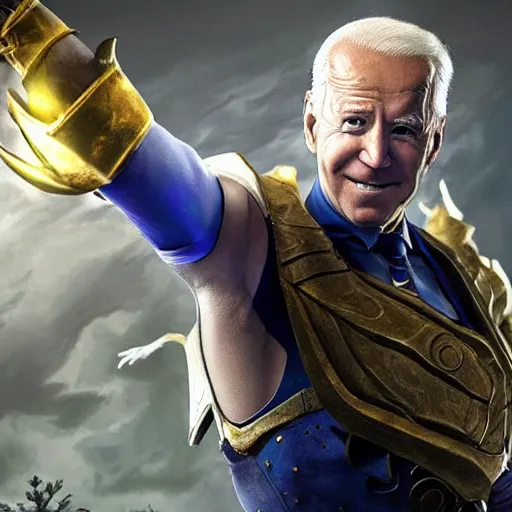 Image similar to a still of Joe biden as Ryze from League of Legends, highly detailed