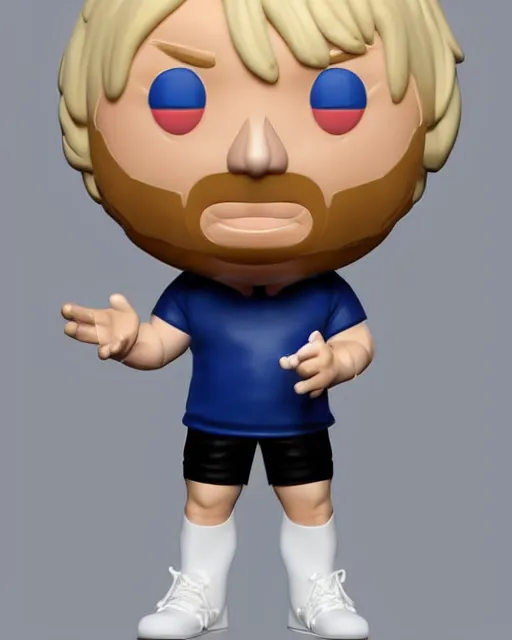 Prompt: full body 3d render of Boris Johnson as a funko pop, studio lighting, white background, blender, trending on artstation, 8k, highly detailed