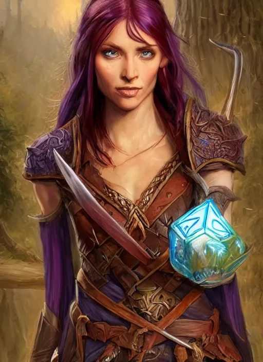 Image similar to half - elf, ultra detailed fantasy, dndbeyond, bright, colourful, realistic, dnd character portrait, full body, pathfinder, pinterest, art by ralph horsley, dnd, rpg, lotr game design fanart by concept art, behance hd, artstation, deviantart, hdr render in unreal engine 5