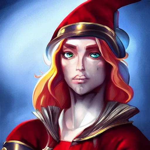 Prompt: “3/4 bust portrait of a high fantasy elf mall cop, dramatic lighting, digital painting, Art Station, 4k”