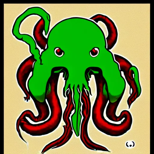 Image similar to cthulhu emoticon