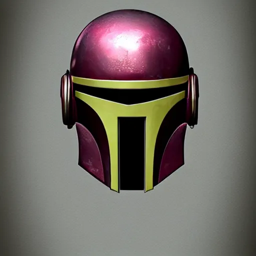 Prompt: mandalorian helmet, concept art, Artstation