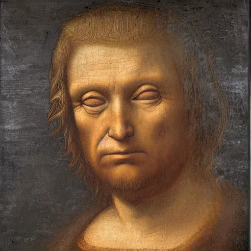 Prompt: a beautiful painting of donald trump by leonardo da vinci, ultra - detailed, 8 k