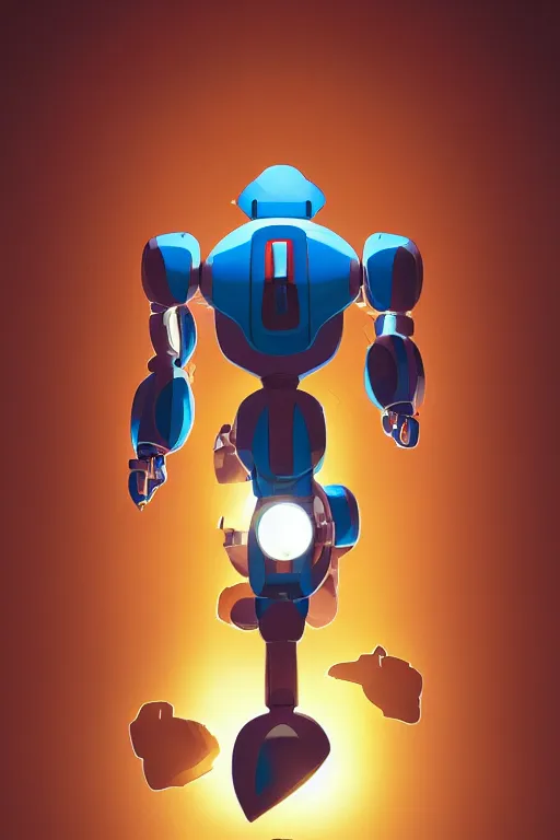 Image similar to metabots medabots medarotto medarot robot minimalist comics, behance hd by jesper ejsing, by rhads, makoto shinkai and lois van baarle, ilya kuvshinov, rossdraws global illumination ray tracing hdr radiating a glowing aura