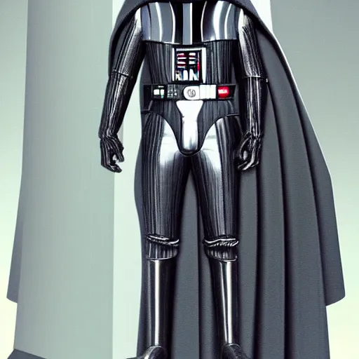 Image similar to darth vader alternate outfit designed by HR Giger, detailed, photorealistic