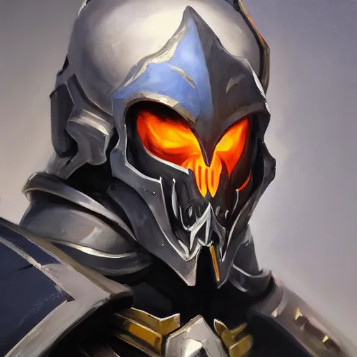 Image similar to greg manchess portrait painting of armored ainz ooal gown as overwatch character, medium shot, asymmetrical, profile picture, organic painting, sunny day, matte painting, bold shapes, hard edges, street art, trending on artstation, by huang guangjian and gil elvgren and sachin teng