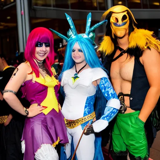 Image similar to photos of cosplayers at dragoncon