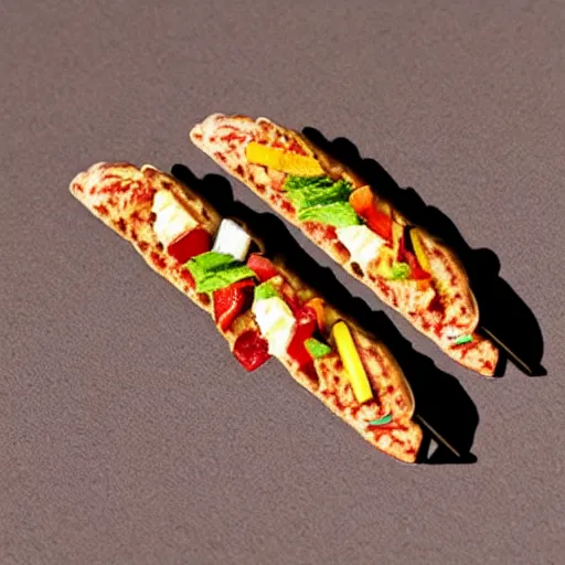 Image similar to minimalistic enamel pin of a kebab, retro design