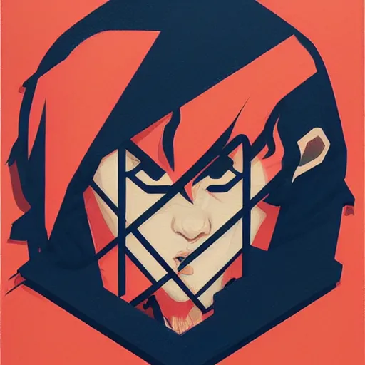 Prompt: Supreme x Violent Ken Profile Picture by Sachin Teng, asymmetrical, Organic Painting , Matte Painting, geometric shapes, hard edges, graffiti, street art,:2 by Sachin Teng:4