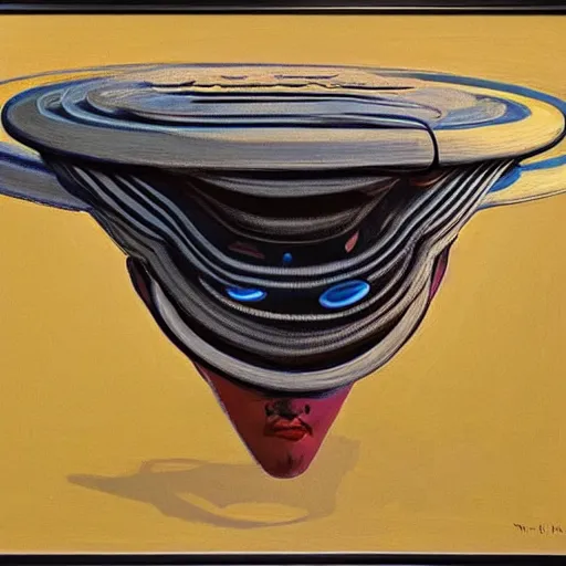 Image similar to alien by wayne thiebaud