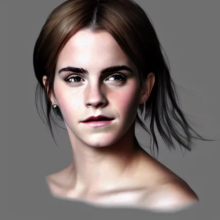 Image similar to portrait of emma watson, digital art, artstation cgsociety masterpiece