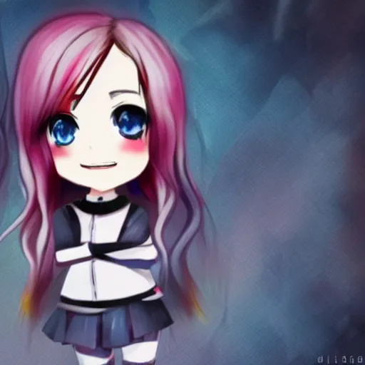 Image similar to Jared Leto as a kawaii chibi anime girl, 4k, high quality, artstation