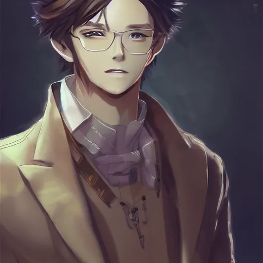 Image similar to portrait of cole macgrath, anime fantasy illustration by tomoyuki yamasaki, kyoto studio, madhouse, ufotable, trending on artstation