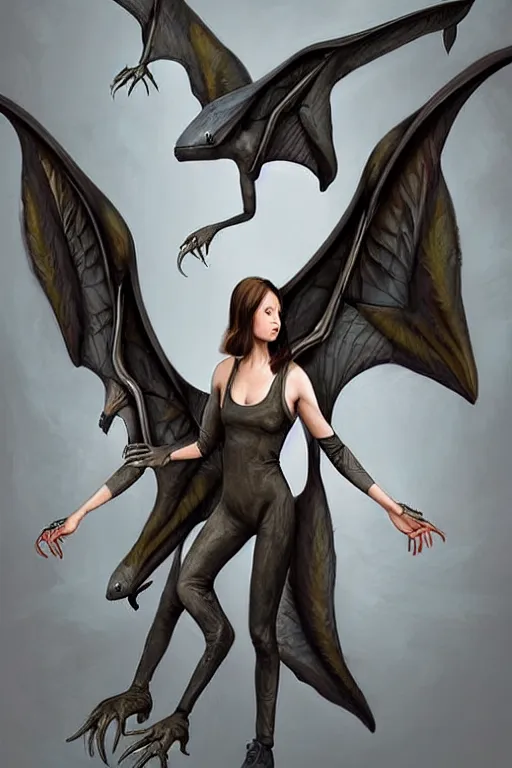 female human dragon hybrid